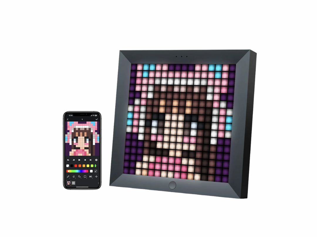 Divoom Pixoo 16x16 Pixel Art LED Frame Display Gaming Room Decor Divoom Pixoo 16x16 Pixel Art LED Frame Display Gaming Room Decor