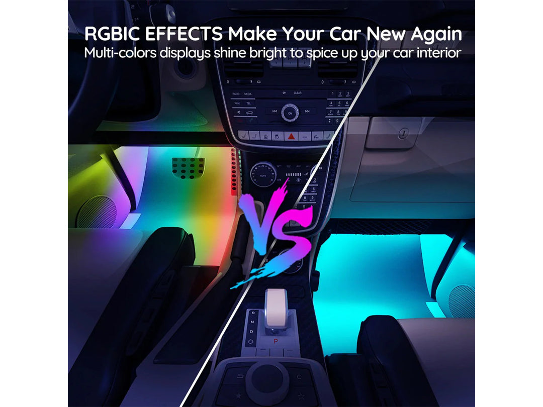 Govee RGBIC Interior Car Lights Without Remote Control