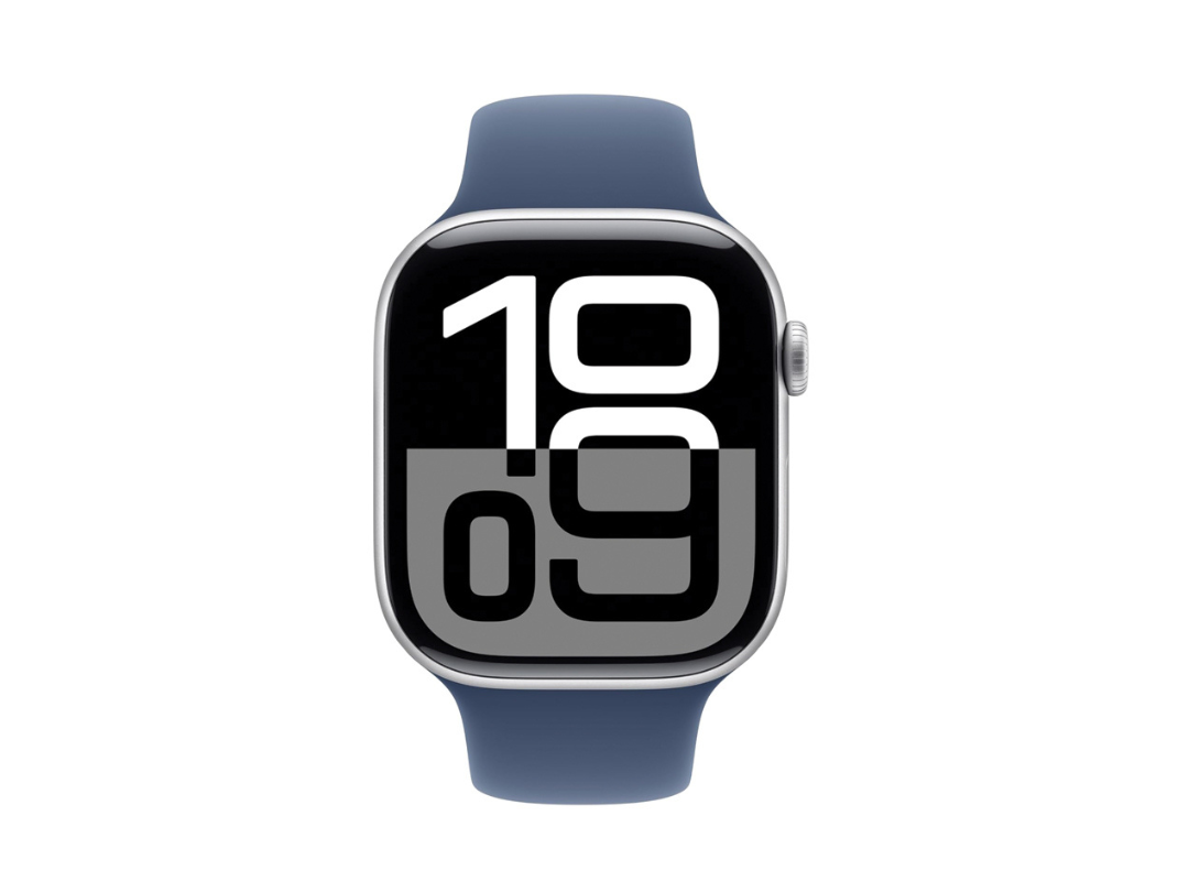 Buy Apple Watch Series 10 GPS 46mm – Silver/Denim – in Qatar 