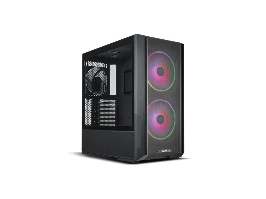 LIAN LI LANCOOL 216 X Black Steel / Tempered Glass ATX Mid Tower Computer Case ,2x 16 cm PWM Fans Included (Non RGB ) LANCOOL 216X LIAN LI LANCOOL 216 X Black Steel / Tempered Glass ATX Mid Tower Computer Case ,2x 16 cm PWM Fans Included (Non RGB ) LANCOOL 216X