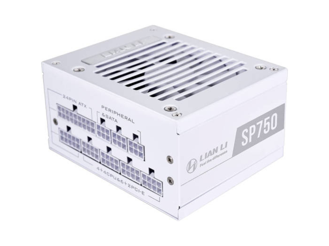 Lian Li SP750 750W SFX PSU – 80+ Gold, Modular, White | Qatar
