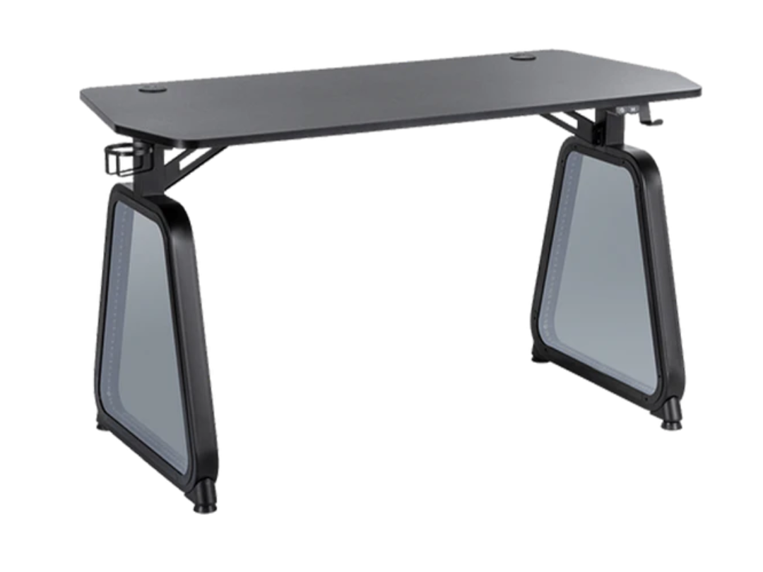 Buy Twisted Minds RGB Infinity Gaming Desk – 120×60cm | Glass Legs in Qatar