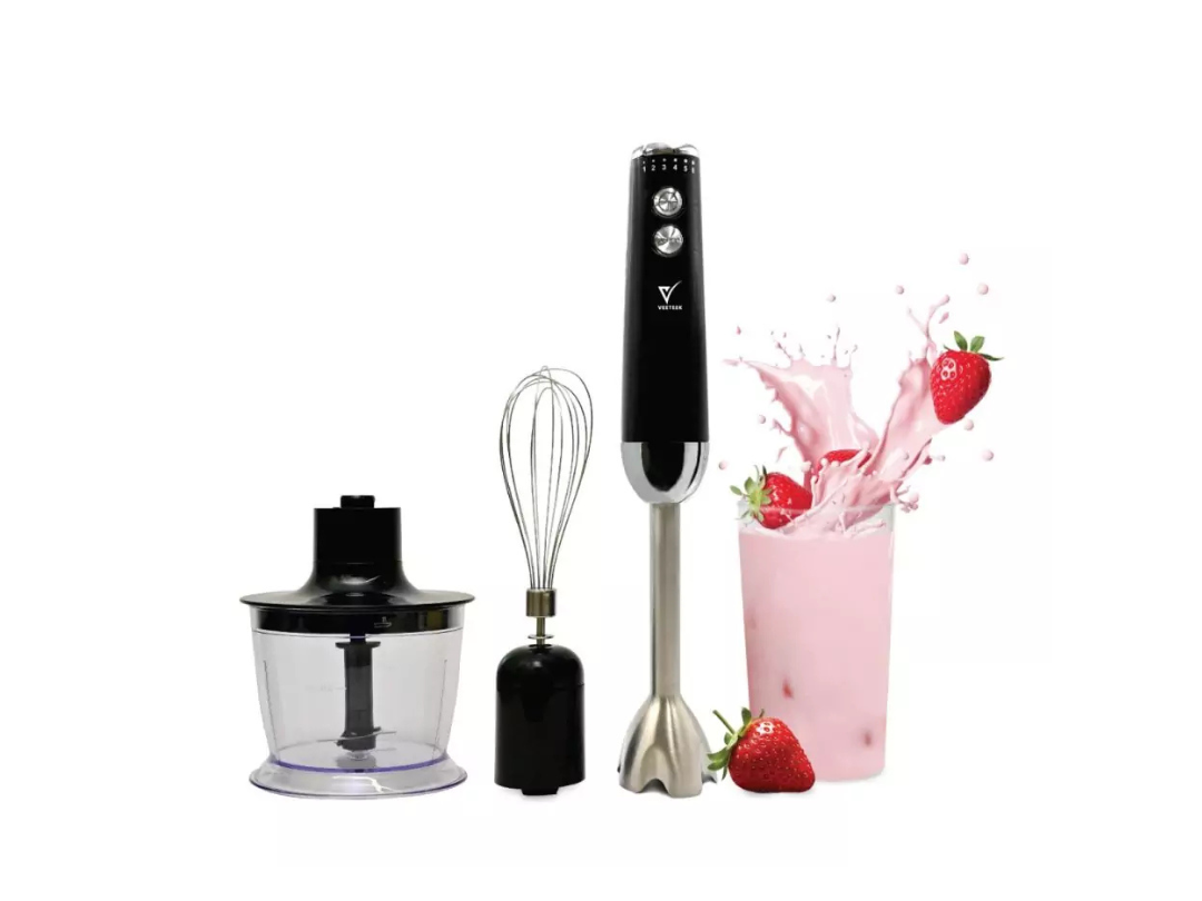 VEETEEK 1000W Hand Blender with Whisker & Chopper | Qatar