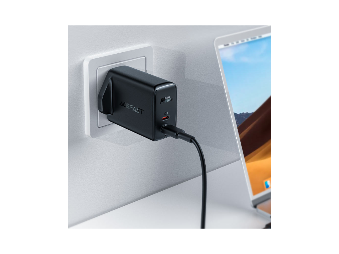 Buy Acefast A32 50W GaN Dual USB-C Fast Charger – in Qatar