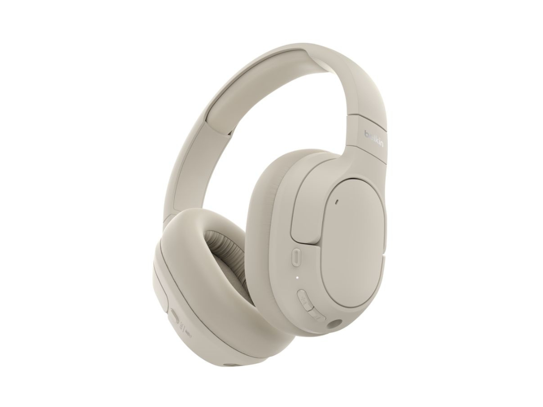 Buy Belkin SoundForm Isolate ANC Headphones – Sand | Wireless | in Qatar