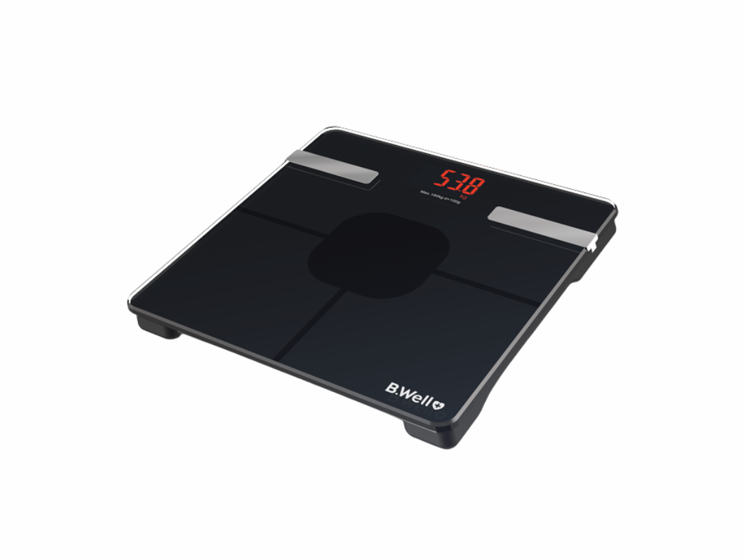 B.Well TH 168BT Bluetooth Body Fat Smart Weighing Scale (Weight, BMI, Body Fat Mass, Visceral fat, Water percentage, Muscle percentage, Bone mass etc..)