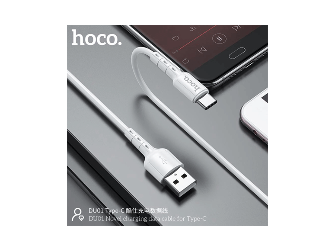 Hoco DU01 USB to Type-C Fast Charging and Data Transfer Cable