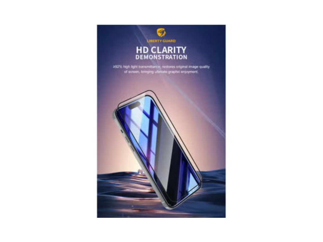 Liberty Guard iPhone 16 Pro 2.5D Clear Screen Protector | Qatar