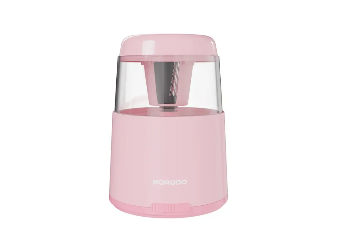 Porodo Kids Electric Sharpener & Vacuum Stationary Set PDLFST130PK Porodo Kids Electric Sharpener & Vacuum Stationary Set PDLFST130PK