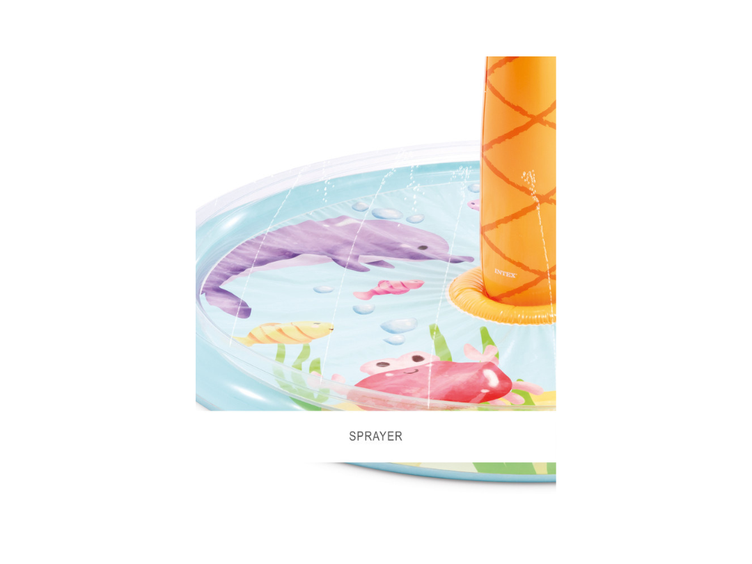 Buy Intex Palm Tree Spray Kiddie Pool – Tropical Fun | in Qatar