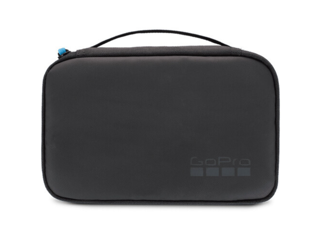 GoPro Adventure Kit 3.0 with Handler floating handgrip, a head strap, a clip, and carry case