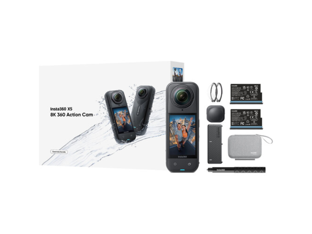 Insta360 X5 360 Action Camera Essentials Bundle