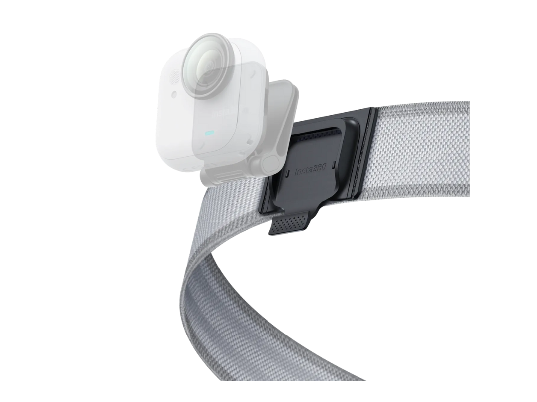 Insta360 GO Ultra Easy Clip Headband (Gray) – Hands-Free POV | Qatar