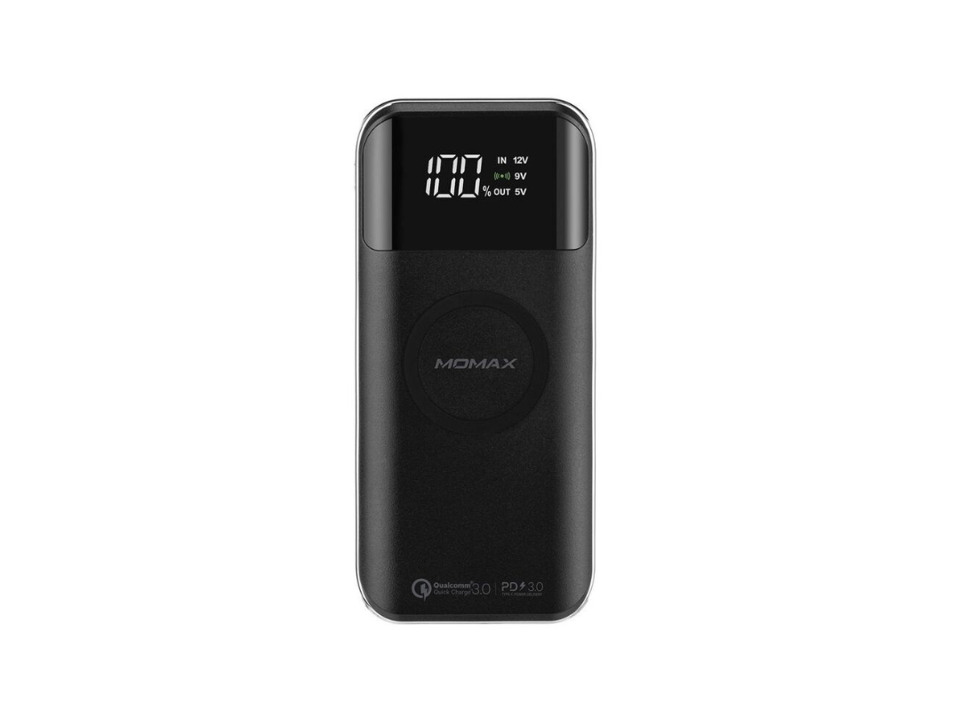 Momax Q.Power Air 2+ 20000mAh Wireless Power Bank - Black