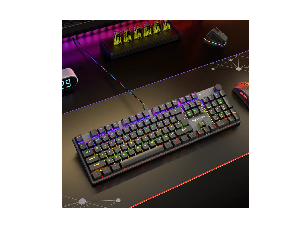 Meetion MK009Pro-P Hot-Swap RGB Mechanical Keyboard | Ergonomic | Qatar