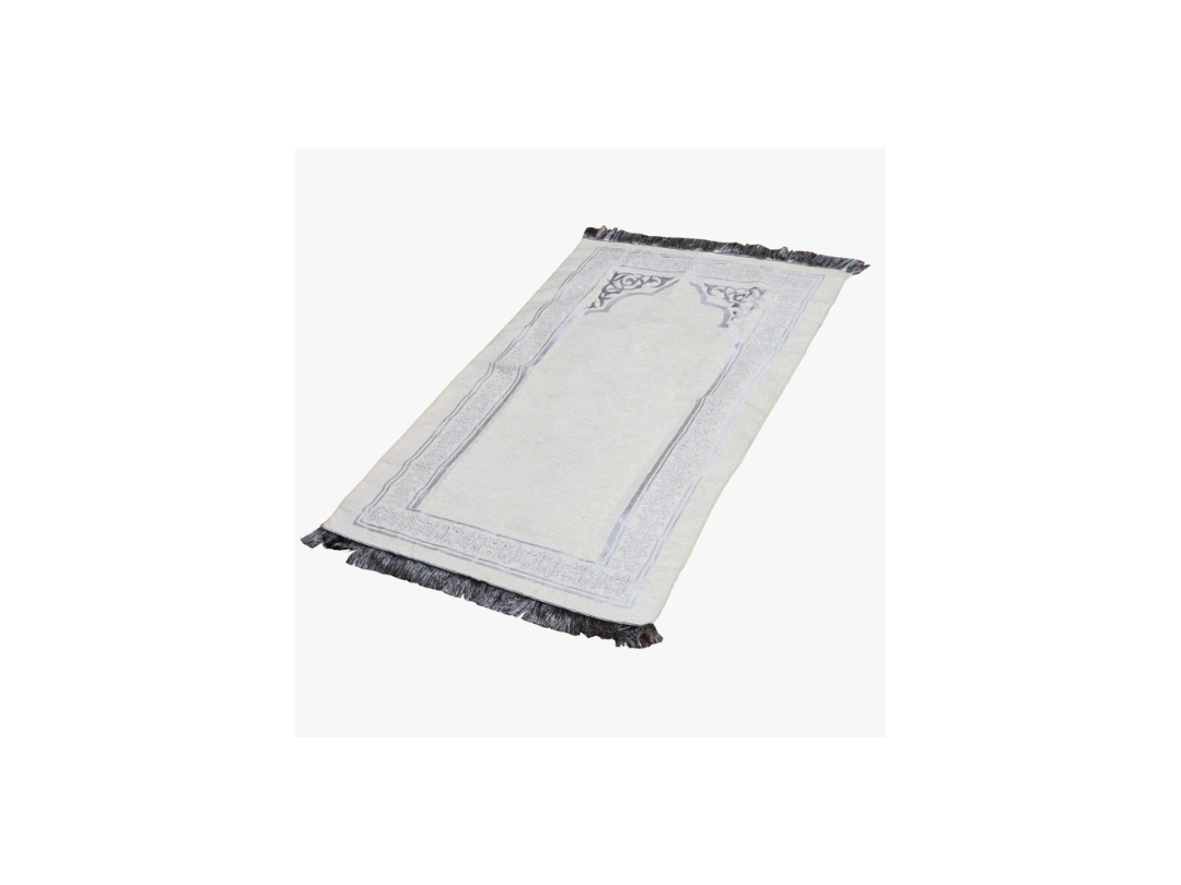 Buy Sundus Tube Medina Prayer Mat - White in Qatar