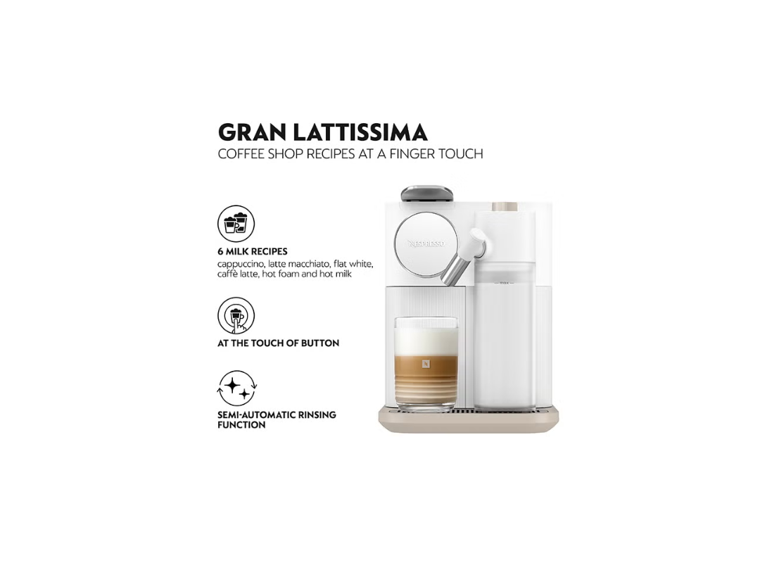 Nespresso Gran Lattissima F541 – One‑Touch Cappuccino Machine Qatar