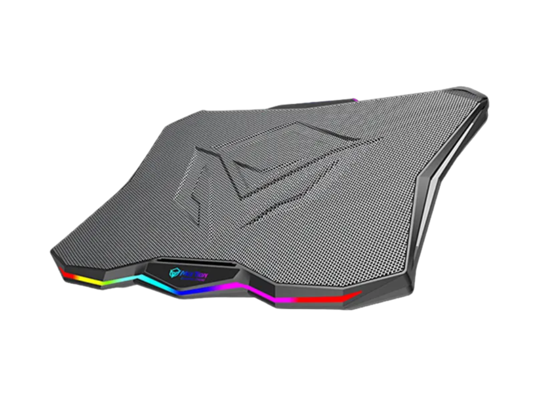 Meetion MT‑CP4040 RGB Laptop Cooling Pad – Adjustable Stand Qatar