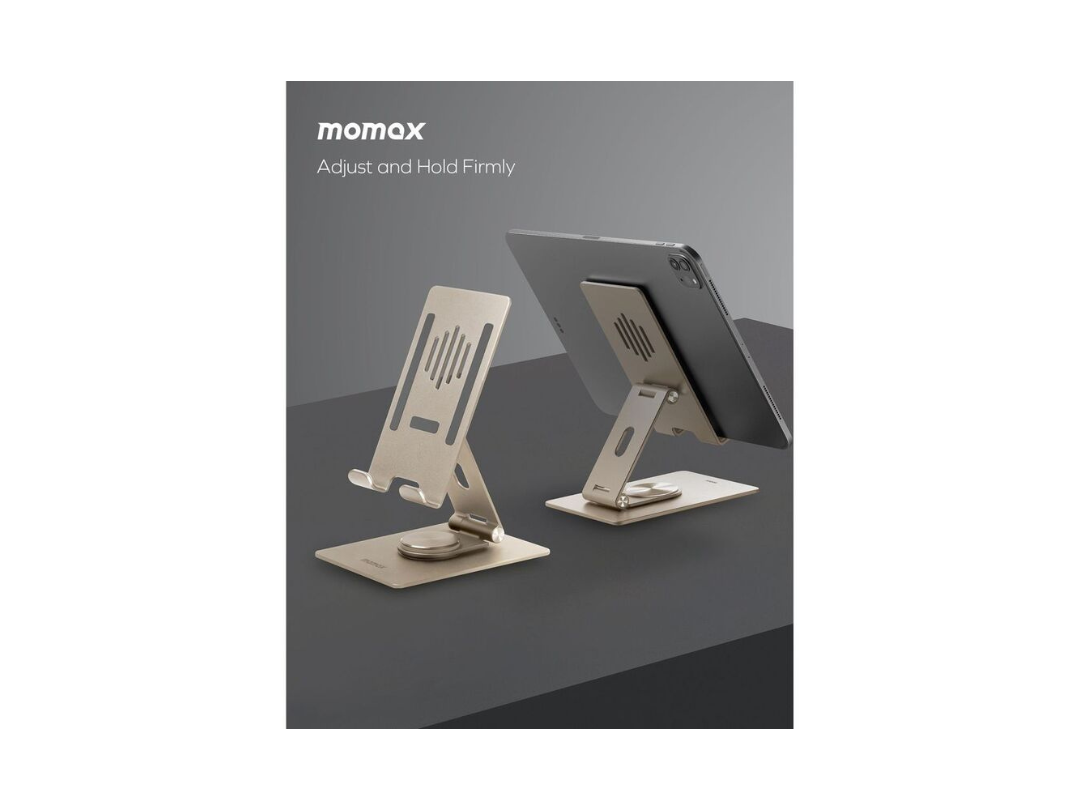 Buy Momax Fold Stand Rotatable Phone & Tablet Stand - Adjustable in Qatar