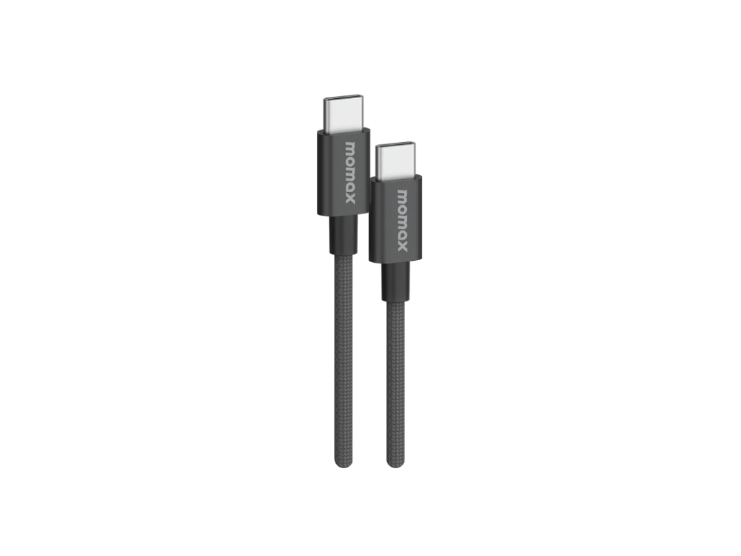 Buy Momax Elite 60W USB-C to USB-C Braided Cable 0.5m Fast Charging in Qatar