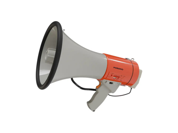 Porodo Portable Megaphone - Orange | Powerful Sound, Qatar