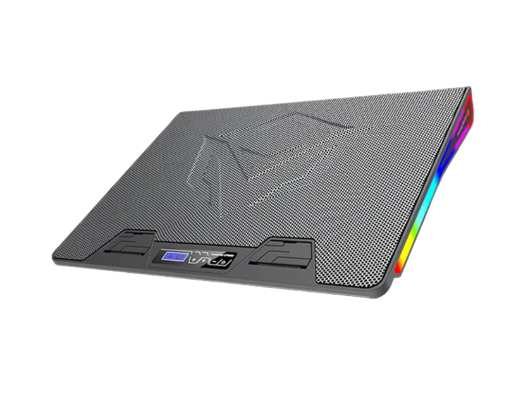 Buy Meetion MT‑CP5050 RGB Laptop Cooling Pad – Adjustable Stand in Qatar