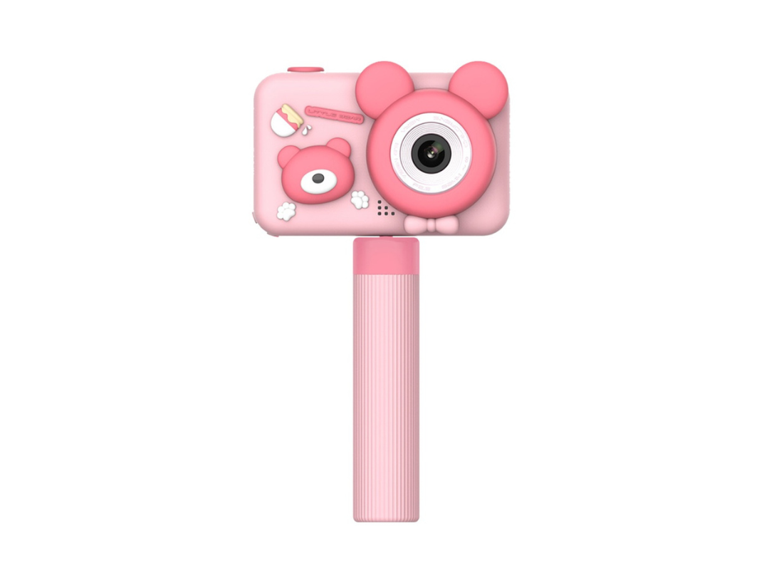 Porodo Kids 26MP Digital Camera with Tripod Stand – Pink