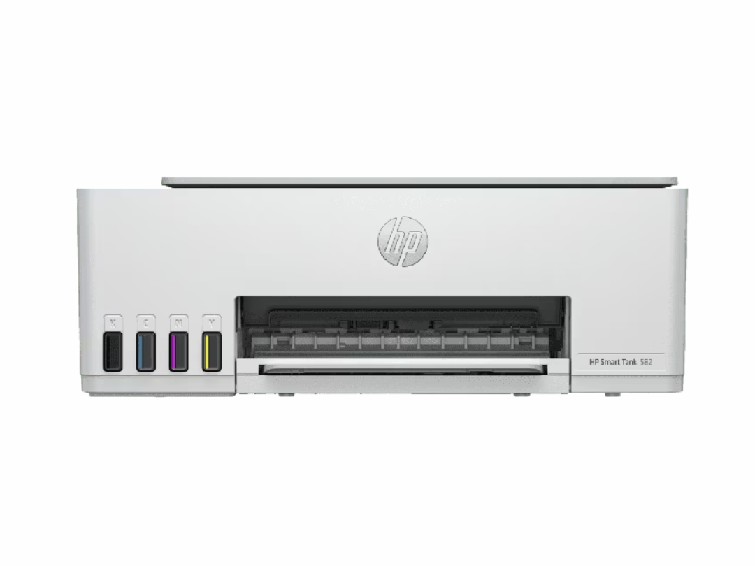 HP Smart Tank 582 All-in-One Ink Tank Printer - Print, Scan, Copy, Up to 22ppm Print Speed, Wireless - 4A8D6A