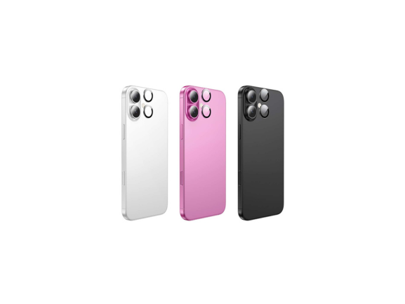 HOCO Metal Lens Film Anti-Reflection for iPhone 16/16 Plus - Pink