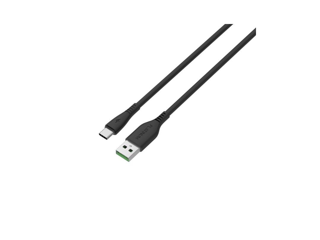 Buy Platinum FLEX Type-C 3.0A Cable 1M - Black in Qatar