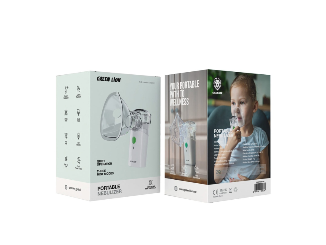 Green Lion Portable Nebulizer - White (GNPORNEBUWH) Green Lion Portable Nebulizer - White (GNPORNEBUWH)
