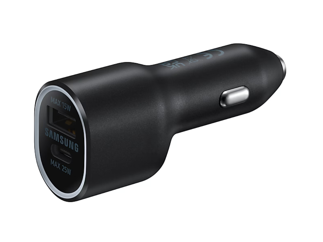 Buy Samsung 40W Car Charger Duo - Black in Qatar