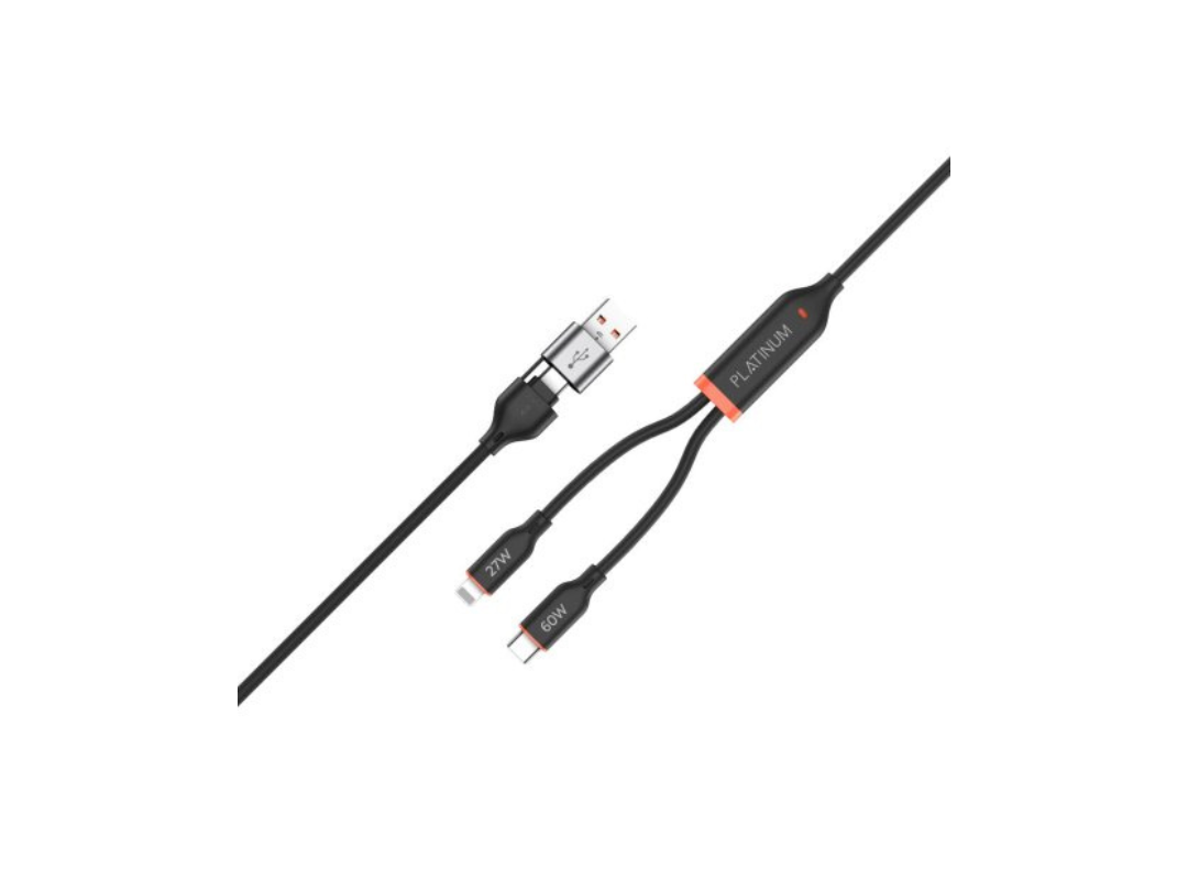 Platinum VITAL Series 2in1 PD Cable 1.2M - Black