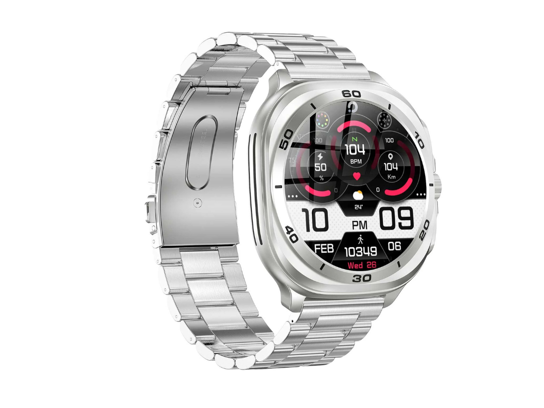 Buy Swiss Military DOM7 Smartwatch – Gunmetal, Bluetooth, AMOLED in Qatar
