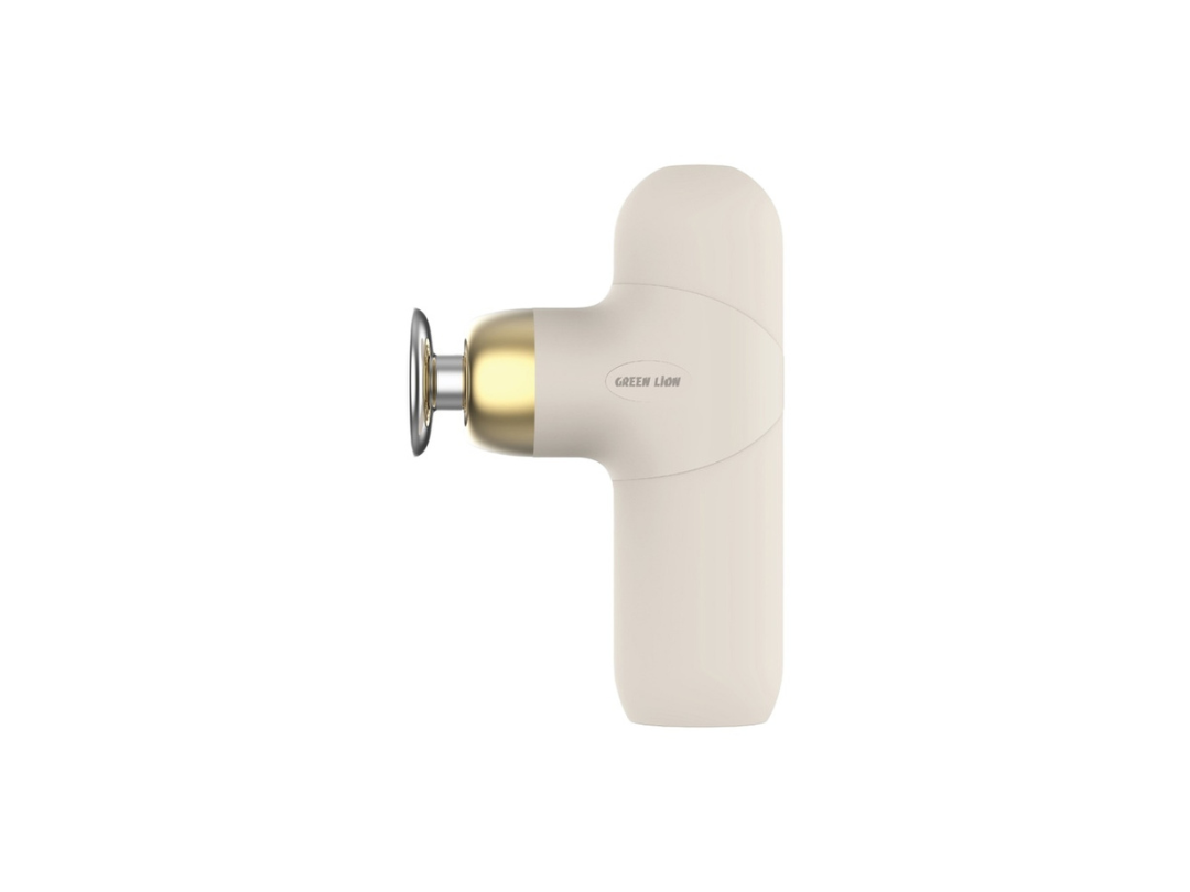 Green Lion Premium Massage Gun - Beige | Same-Day Delivery Qatar