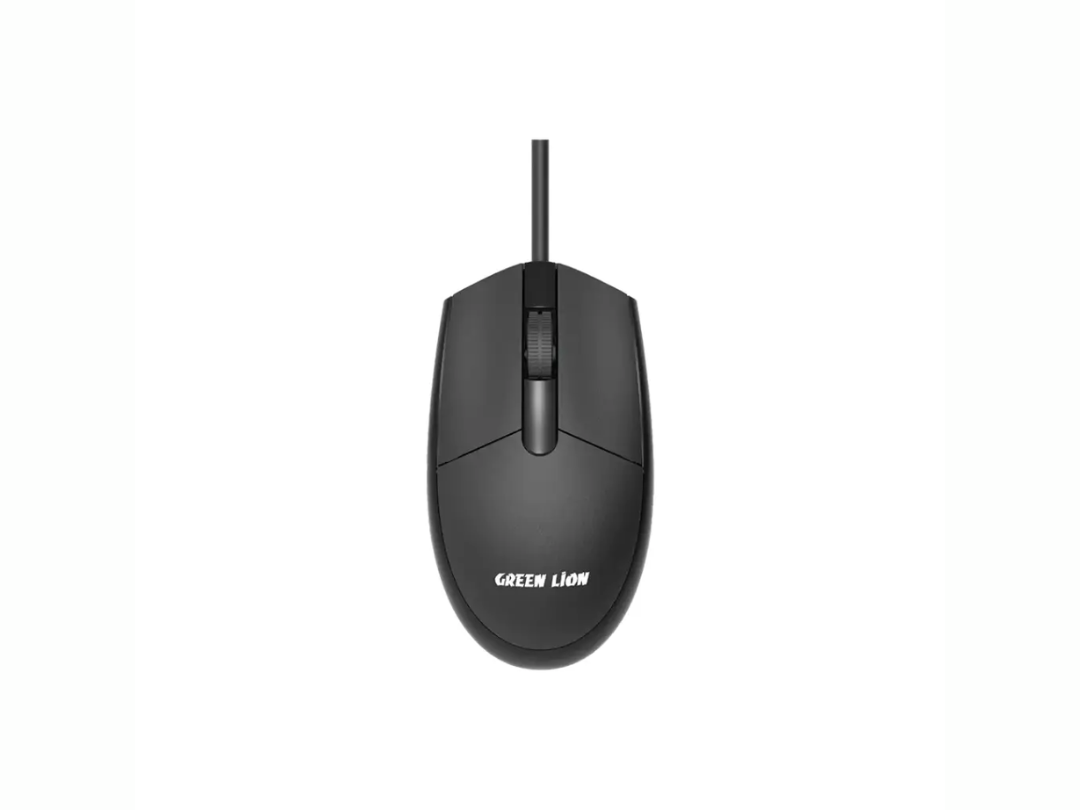 Green Lion GKM-100 Wired Keyboard and Mouse Combo - Black - GNGKM100WKBK Green Lion GKM-100 Wired Keyboard and Mouse Combo - Black - GNGKM100WKBK