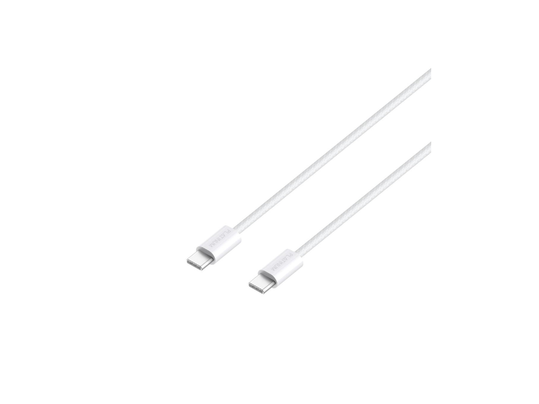 Buy Platinum FLARE PD Cable Type-C 100W 1.2M - White in Qatar.