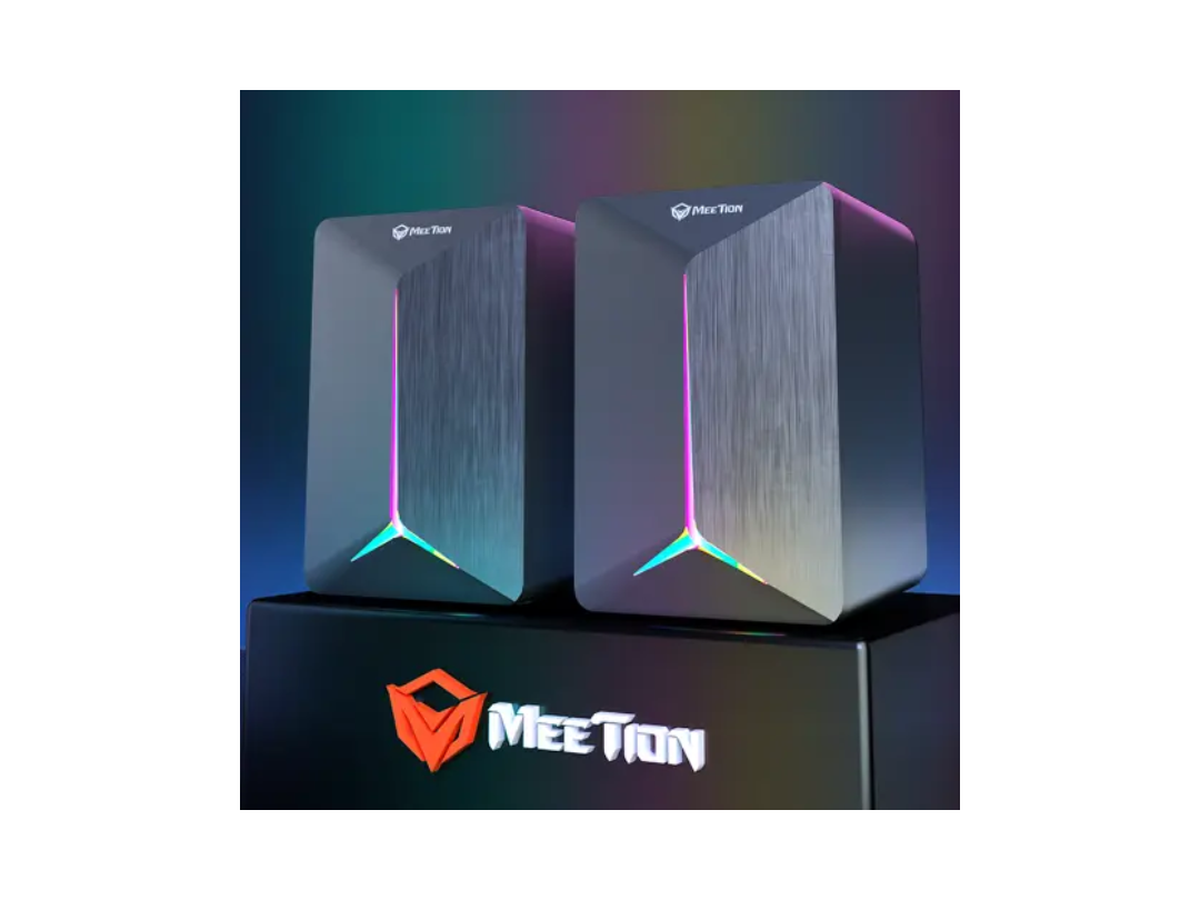 Buy Meetion MT‑SP2011 LED Gaming Stereo Speakers – 2.0 Sound in Qatar