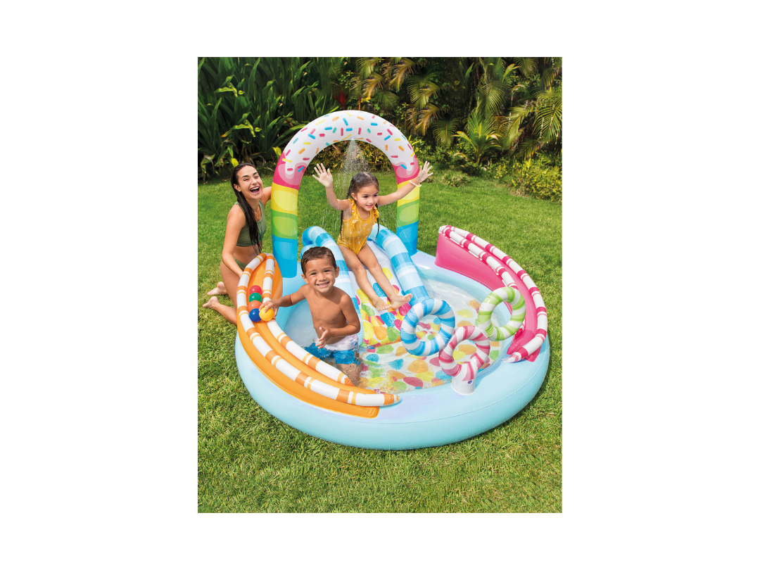 Buy Intex Candy Fun Play Center – Slide & Ball Game in Qatar