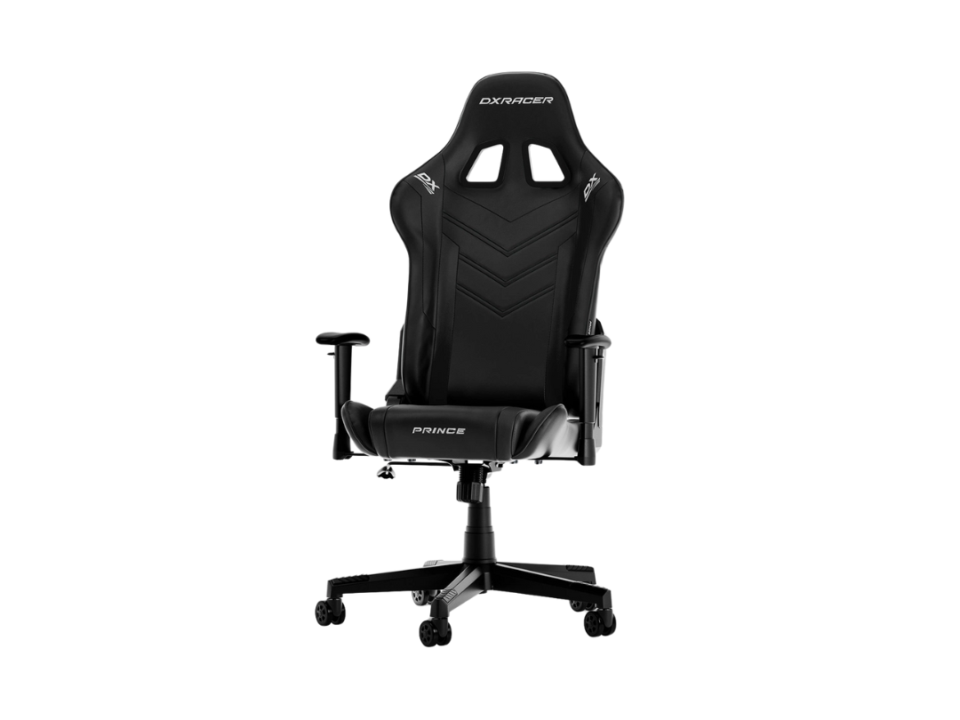 DXRacer Prince Series P132 Gaming & Office Chair, 1D Armrests with Soft Surface, Black | GC-P132-N-F2-158