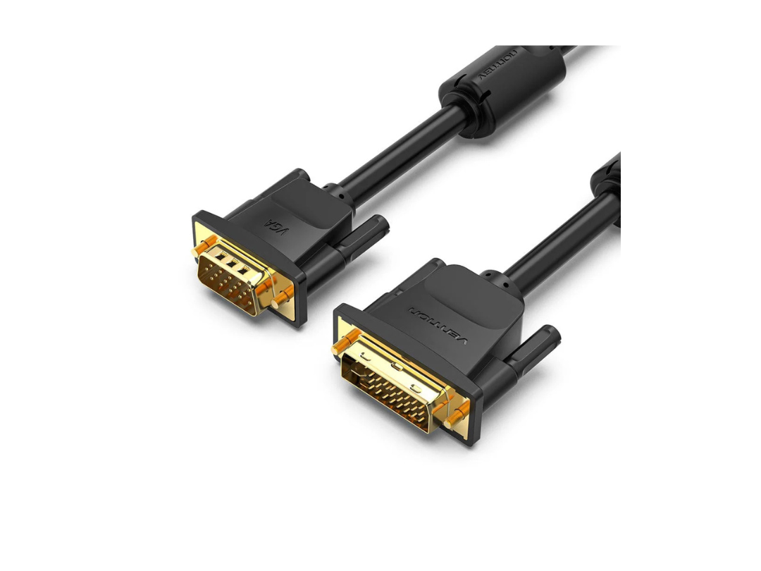 Buy Vention DVI(24+5) to VGA Cable 1M for Laptop, TV in Qatar