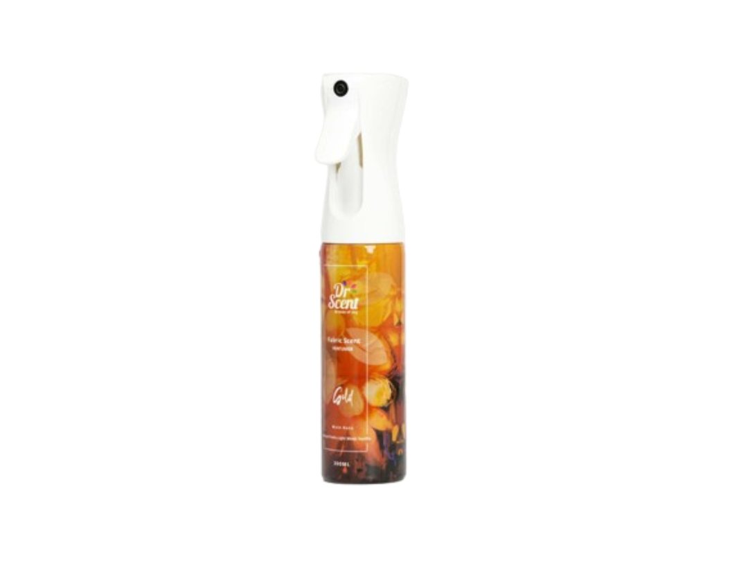 Dr Scent Fabric Spray Gold - Freshen Fabrics with Luxurious Fragrance