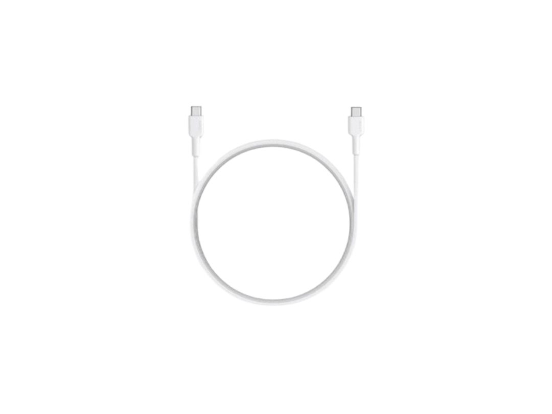 Buy Aukey USB-C to USB-C Braided Nylon Cable 0.9m - White in Qatar