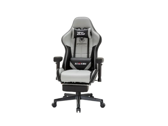 XC-Game Gaming Chair GFY102T18 – Grey, Black, and White