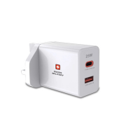 Swiss Military SM-AC-PH25W-WHI Power Station AC-Charger adapter 25W White