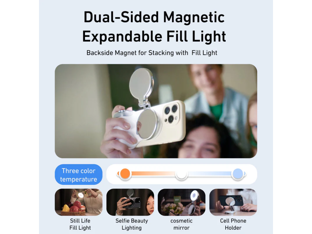 TELESIN Fun Shot Smartphone Magnetic Grip P5-MP-001 | Qatar Delivery