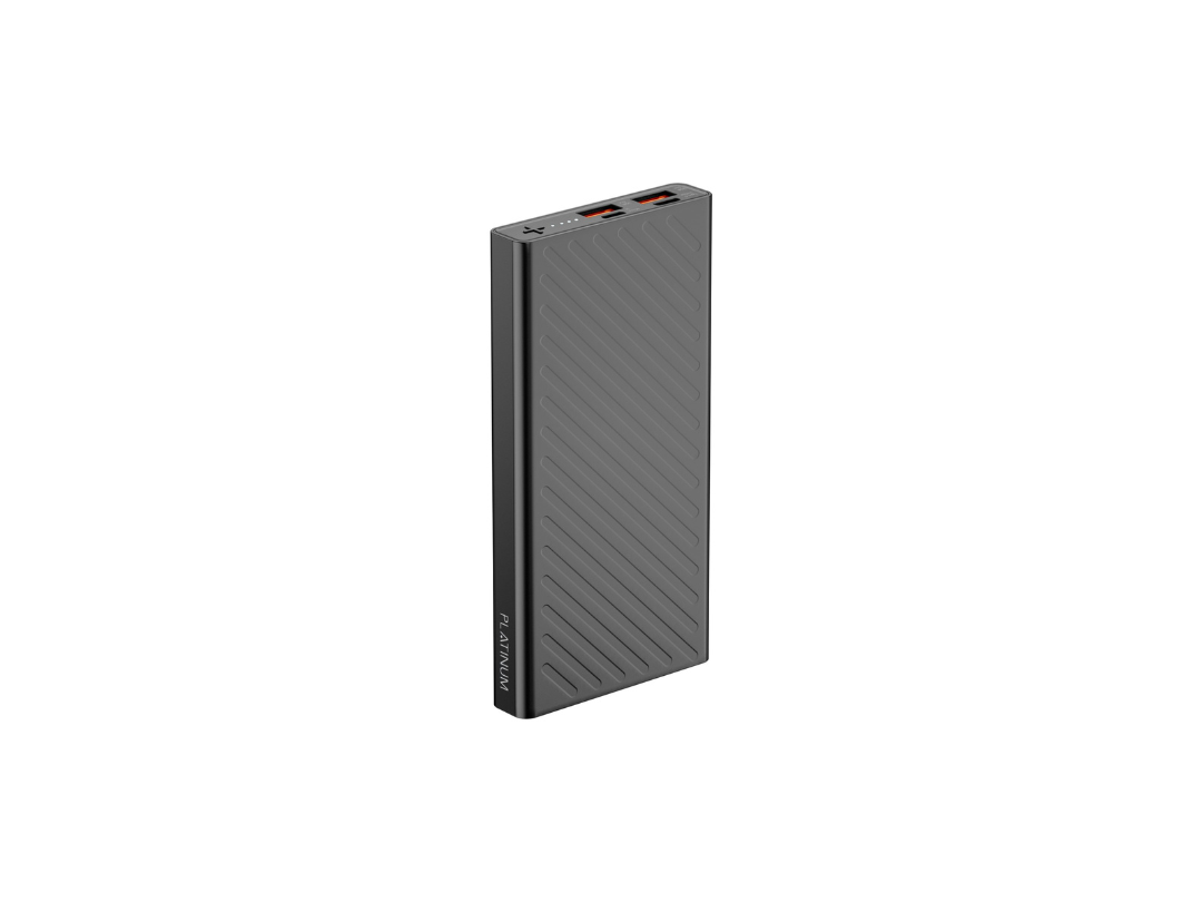 Platinum FLARE PD Power Bank 10000mAh - Fast Charging, Black