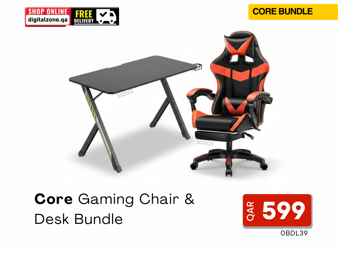 Core Gaming Chair & Desk Bundle Core Gaming Chair & Desk Bundle