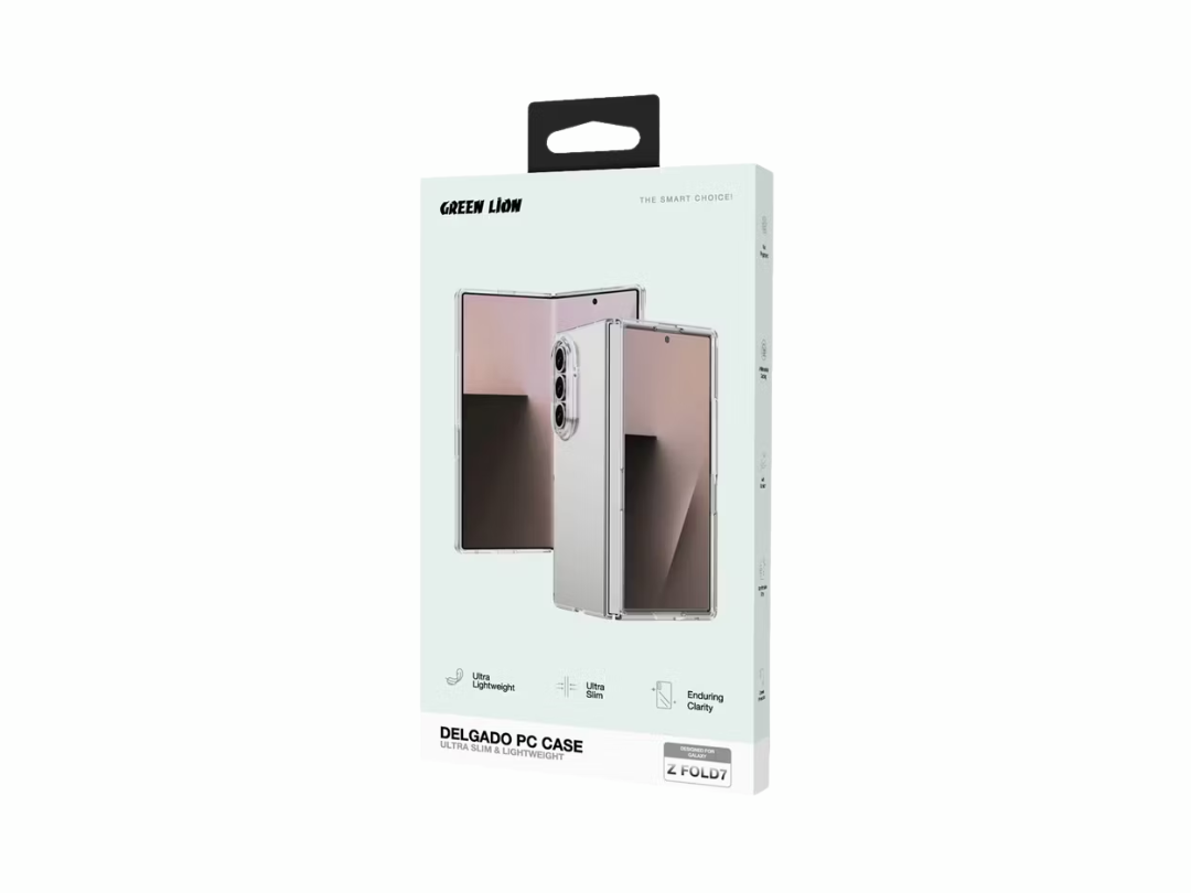 Green Lion Samsung Z Fold 7 Delgado PC Clear Case (GNDPCZFD7CL) Green Lion Samsung Z Fold 7 Delgado PC Clear Case (GNDPCZFD7CL)