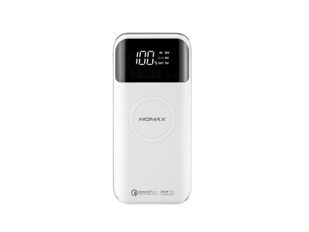 Buy Momax Q.Power Air 2+ 20000mAh Wireless Power Bank - White in Qatar